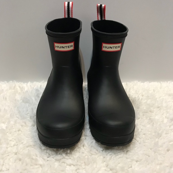 Hunter Shoes - Hunter Short Black Matte Rain Boots